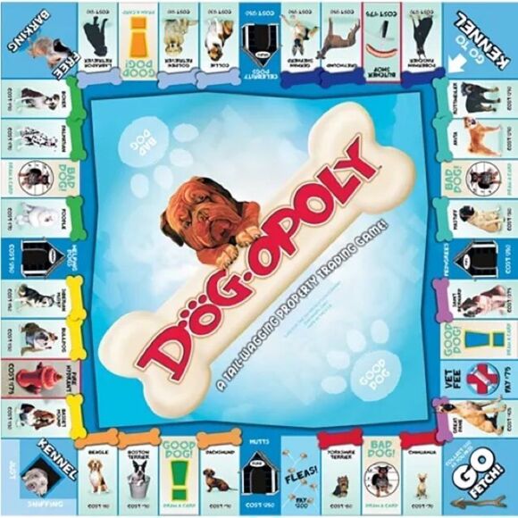 “Dog-opoly” Dogs Monopoly Board Game New in Box - Picture 5 of 9